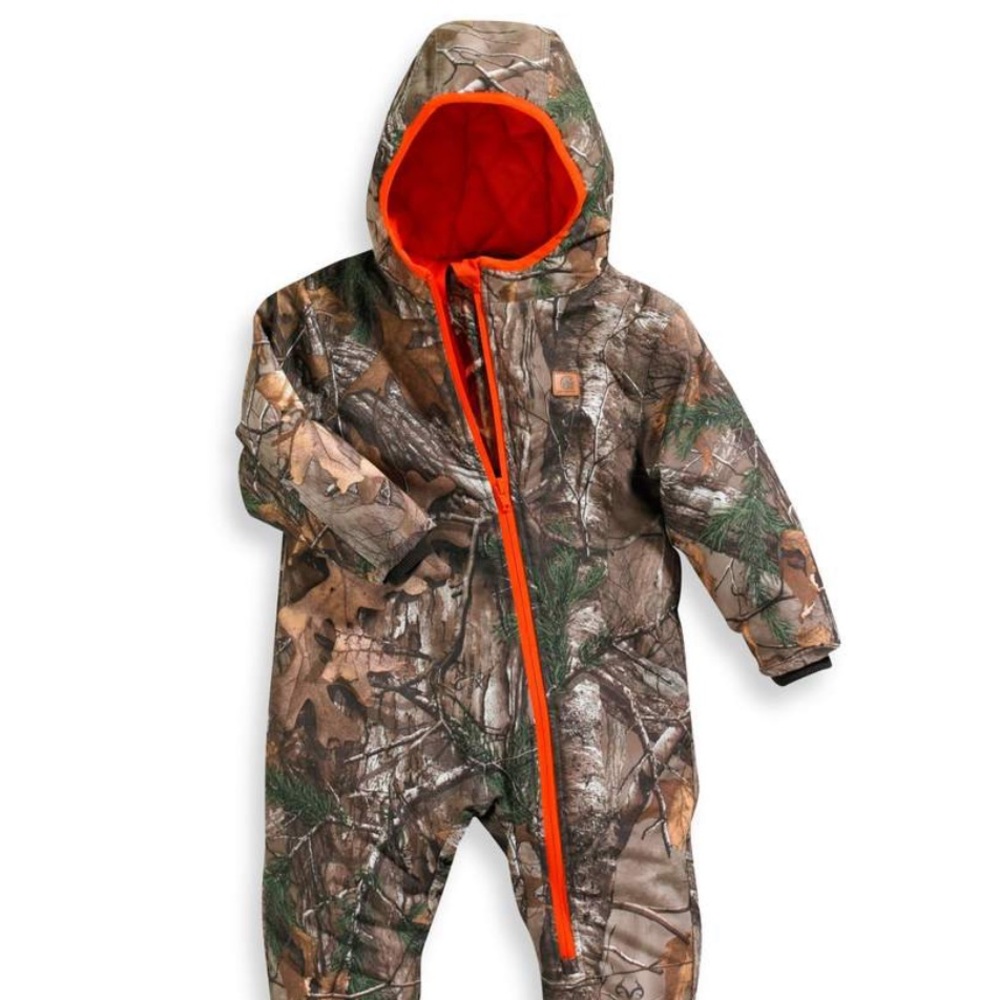 Real Tree Carhartt camo snowsuit